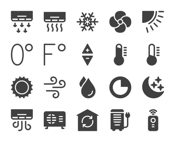 aircon remote symbols